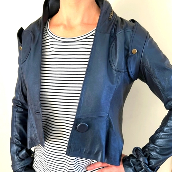 Coats | Aje Leather Jacket | Poshmark